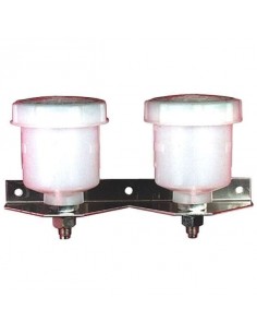 Support alu Double pour Bocal de liquide de freins