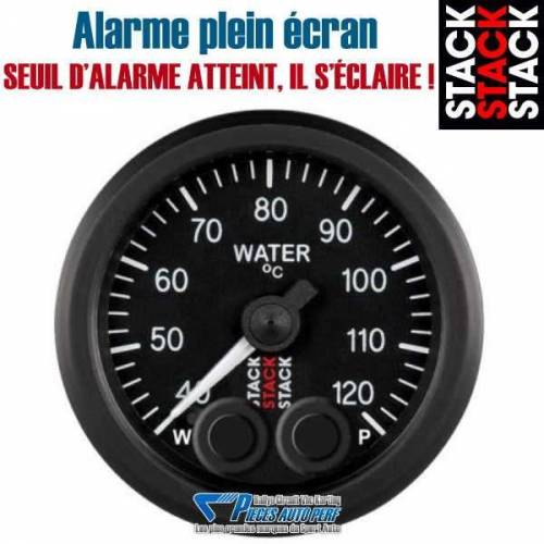 Manomètre température d'eau STACK PRO-CONTROLE 52mm 40/120°