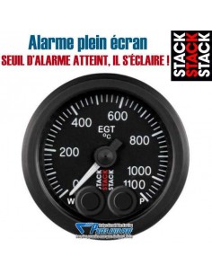 Manomètre température gaz d'échappement STACK PRO-CONTROLE 52mm 0/1100°