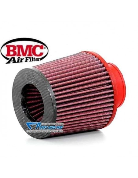 Filtre Admission directe Double cone carbone BMC TWIN AIR Entrée 76mm