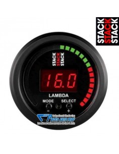 Manomètre Analyseur de richesse STACK Diamètre 52mm fond Noir