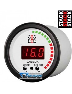 Manomètre Analyseur de richesse STACK Diamètre 52mm fond Blanc