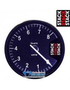 Compte-tours STACK ST 200 Diamètre 80mm 0/8000 RPM Fond Noir