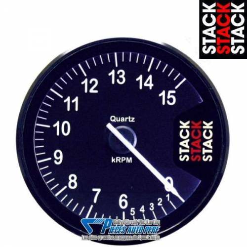 Compte-tours STACK ST 200 Diamètre 80mm 0/15000 RPM Fond Noir