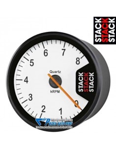 Compte-tours STACK ST 200 Diamètre 80mm 0/8000 RPM Fond Blanc