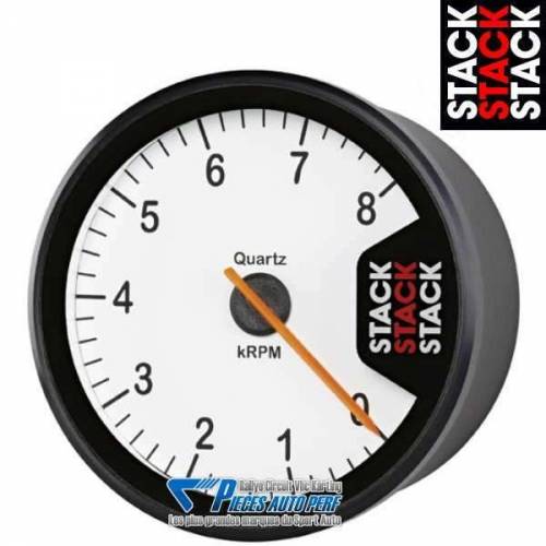 Compte-tours STACK ST 200 Diamètre 80mm 0/8000 RPM Fond Blanc