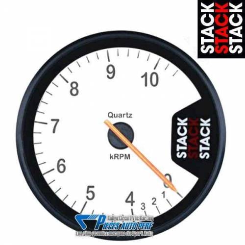 Compte-tours STACK ST 200 Diamètre 80mm 0/10500 RPM Fond Blanc