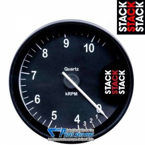 Compte-tours STACK PRO ST 430 Diamètre 125mm 0/10500 RPM Fond Noir