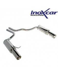 Silencieux échappement arrière D+G Inox sortie Ronde 102mm Audi A4 8E 2l5 TDi 180