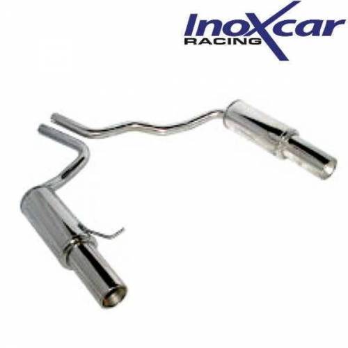 Silencieux échappement arrière D+G Inox sortie Ronde 102mm Audi A4 8E 2l5 TDi 180