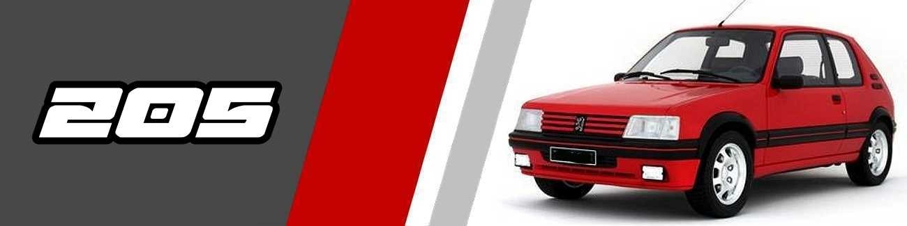 Silencieux d'échappement peugeot 205